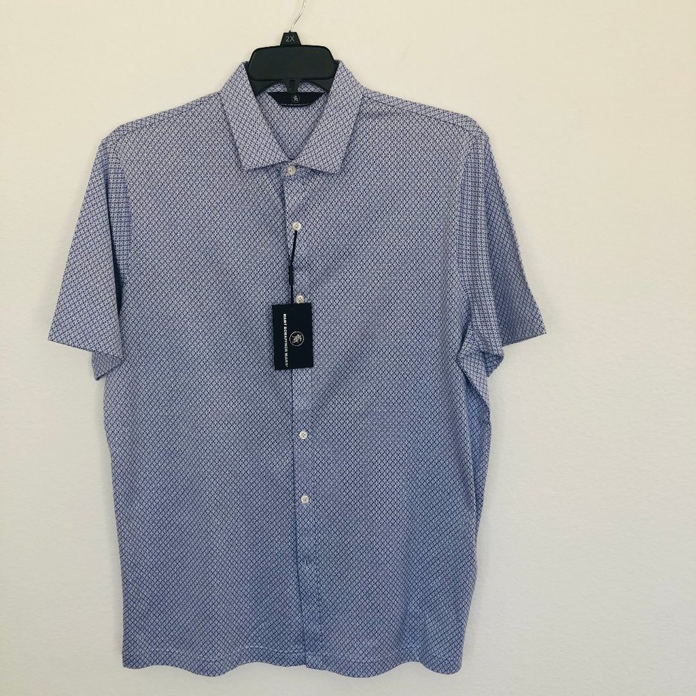Hart Schaffner Marx Mens Short Sleeve Shirt
